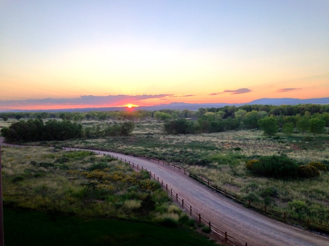 Sunrise in Santa Ana Pueblo, New Mexico